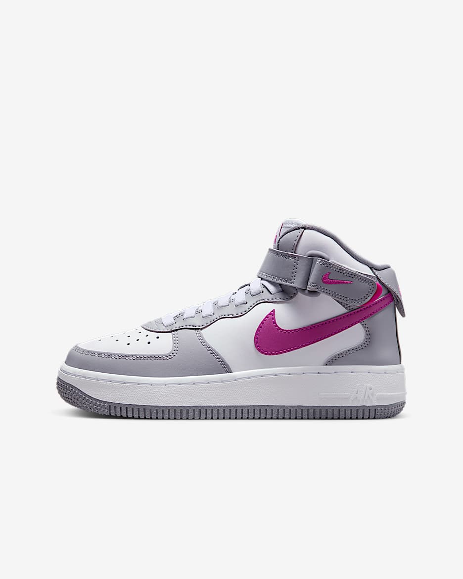 Nike Air Force 1 Mid EasyOn Older Kids Shoes